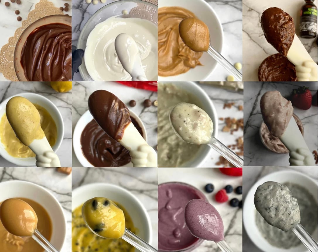 Tout De Sweet ganache frosting menu